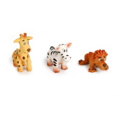 Латексова кучешка играчка Beeztees Safari Animals различни видове африкански животни